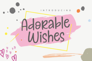 Adorable Wishes: A Charming Script Handwritten Font