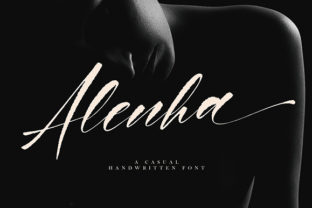 Alenha: A Script Handwritten Font for Creative Crafters and Product Makers