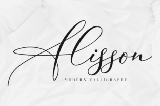 Alisson Script: A Romantic Font for Handmade Creators