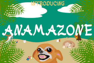 Anamazone: A Playful Font for Creative Crafters and Design Enthusiasts