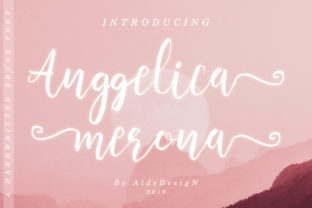 Anggelica Merona: A Romantic Script Font for Editorial Design
