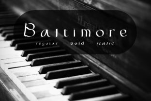 Baltimore: A Script Handwritten Font for Creative Crafters