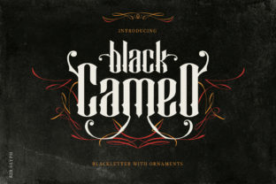Black Cameo: A Bold Blackletter Font for Campaign Creativity