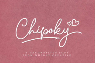 Chipoky: A Script Handwritten Font That Breathes Life into Your Creative Projects