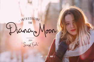Diana Moon: A Modern Handwritten Font for Editorial Design