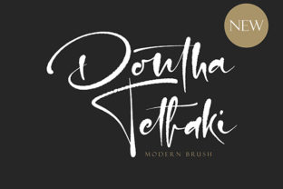 Dontha Tethaki: A Bold Script Font for Editorial Design and Creative Branding