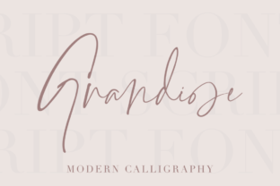 Grandiose: The Bold Handwritten Font for Memorable Digital Campaigns