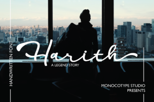 Harith Script: A Bold Handwritten Font for Modern Branding