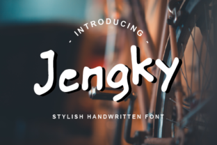 Jengky Font: A Playful Script for Handmade Crafters and Designers