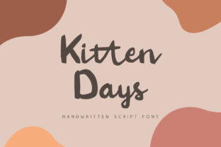 Kitten Days: A Playful Script Font for Creative Branding