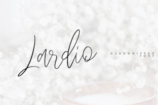 Lardio: A Script Handwritten Font That Elevates Your Creative Projects