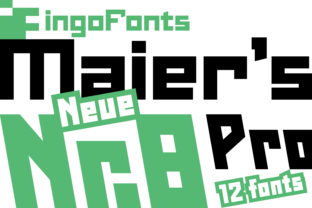 Maier s Neue Nr. 8: A Bauhaus-Inspired Sans Serif Font for Modern Marketing