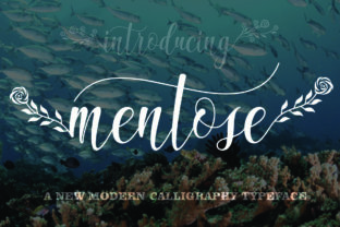 Mentose: The Botanical Script Font That Elevates Your Brand