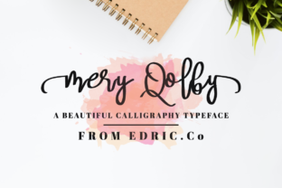 Mery Qolby: A Handwritten Script Font for Sophisticated Branding
