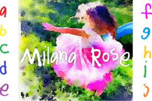 Milana Rose: A Whimsical Script Font for Creative Makers