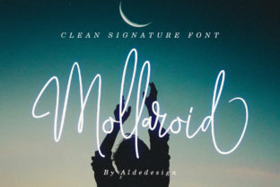 Mollaroid: A Script Handwritten Font for Creative Branding