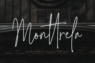 Monttrela: A Script Handwritten Font for Standout Design