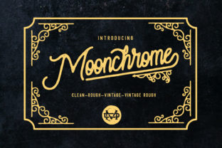 Moonchrome: A Handwritten Font for Editorial Magic