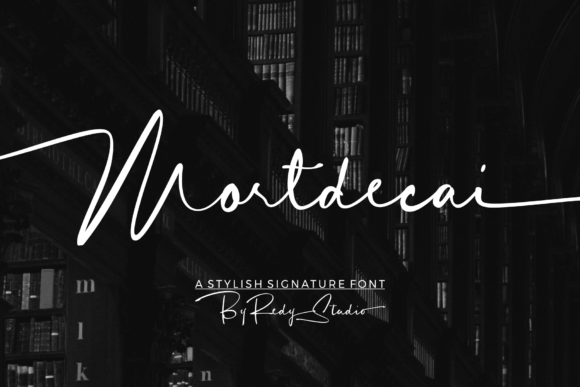 Mortdecai: A Script Handwritten Font for Authentic Branding