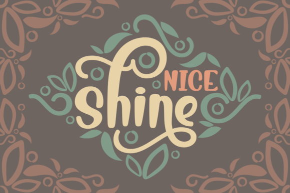 Nice Shine: A Script Handwritten Font for Creative Crafters