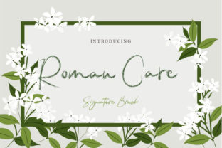 Roman Care: The Handwritten Font That Elevates Your Brand