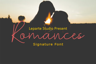 Romances: A Bold Script Font for Creative Crafters and Designers