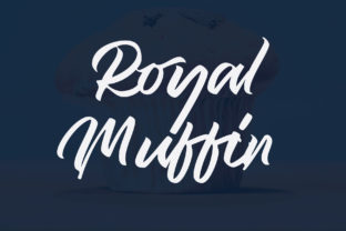Royal Muffin: A Classy Handwritten Font for Crafters and Designers