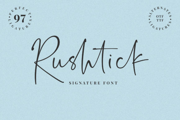Rushtick: The Font That Elevates Your Brand’s Visual Story