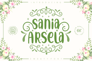 Sania Arsela: A Whimsical Script Font for Editorial Design