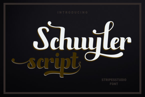 Schuyler Script: A Modern Script Font for Stunning Digital Branding