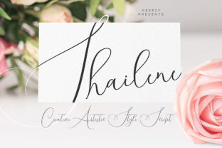 Shailene Script: A Romantic Handwritten Font for Crafters and Designers