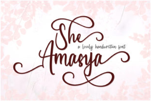 She Amasya: A Script Font for Romantic Campaigns