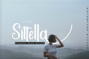 Sittella: A Script Handwritten Font for Creative Crafters and Product Designers