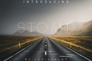 Stomp: A Versatile Sans Serif Font for Creative Crafters